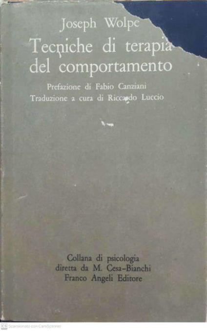 Tecniche di terapia del comportamento - Joseph Wolpe - copertina