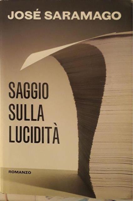 Saggio sulla lucidità - José Saramago - copertina