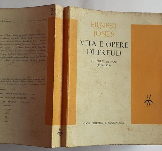 Vita e opere di Freud II L'ultima fase - Ernest Jones - copertina