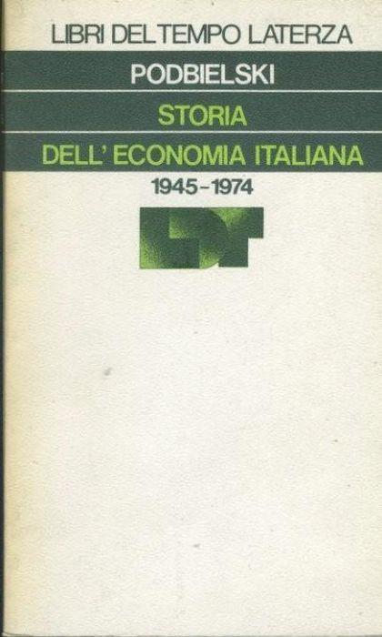 Storia dell'economia italiana - Podbielski - copertina