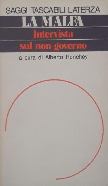 Intervista sul non-governo - Ugo La Malfa - copertina