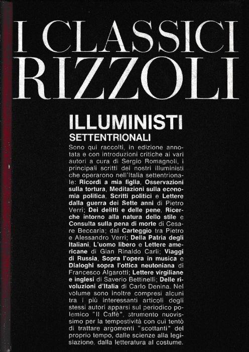 Illuministi Settentrionali - Sergio Romagnoli - copertina