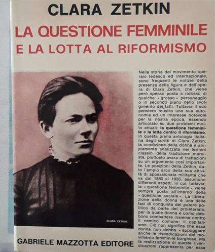 La questione femminile e la lotta al riformismo - Clara Zetkin - copertina