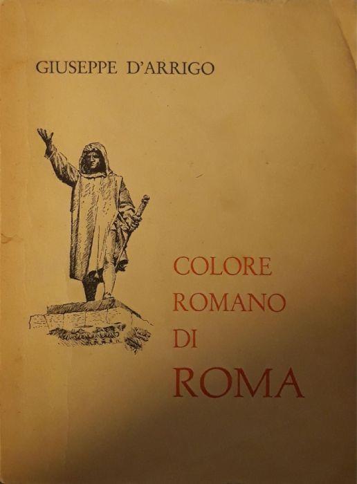 Colore romano di Roma - Giuseppe D'Arrigo - copertina