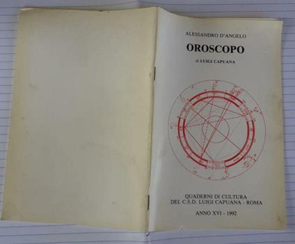 Oroscopo - Alessandro D'Angelo - copertina