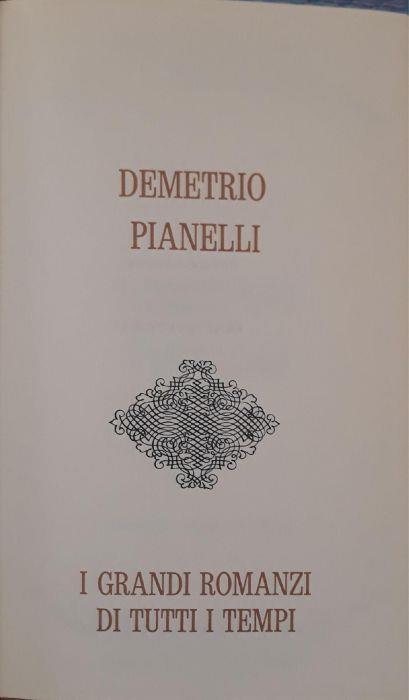 Demetrio Pianelli - Emilio De Marchi - copertina