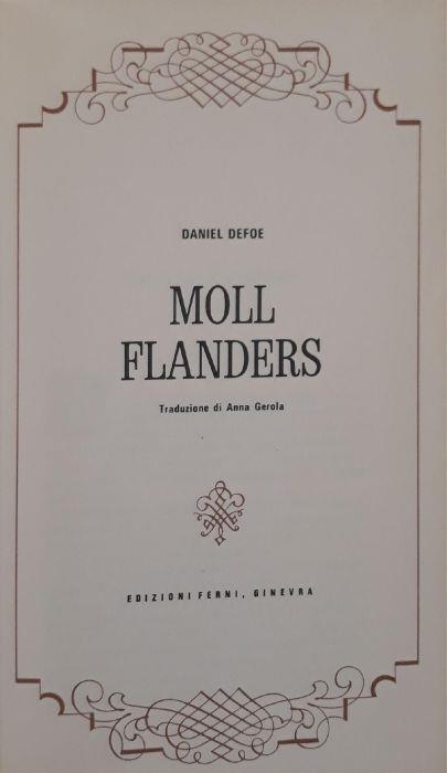 Moll Flanders - Daniel Defoe - copertina