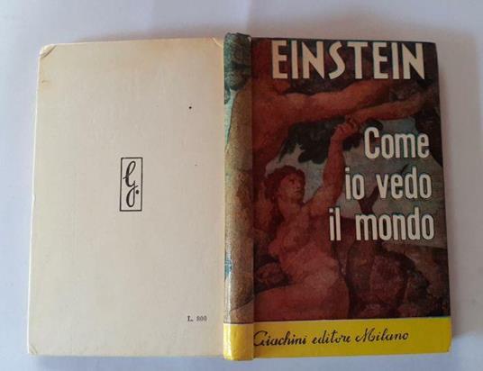 Come io vedo il mondo - Albert Einstein - copertina