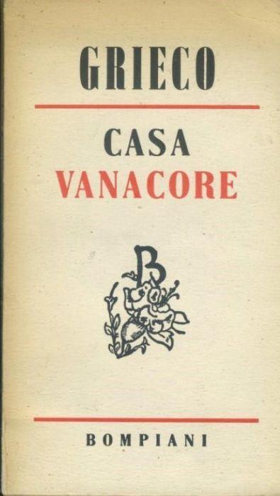 Casa Vanacore - Giuseppe Grieco - copertina