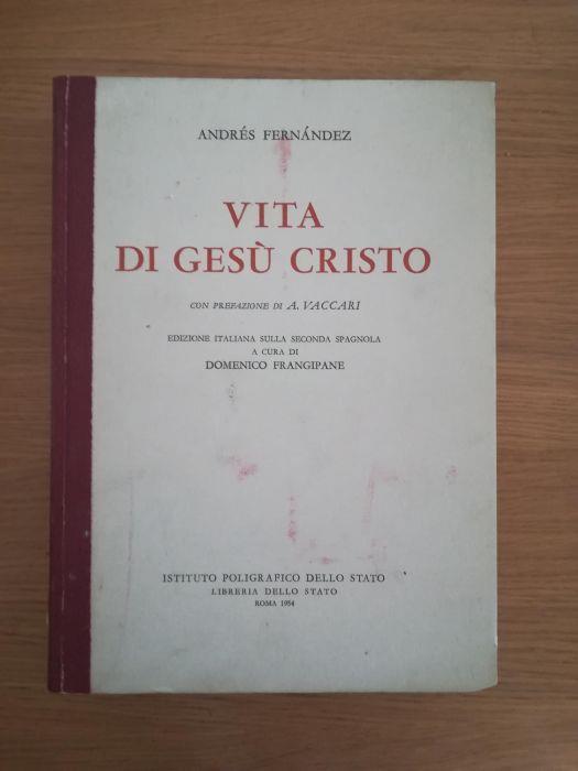 Vita di Gesù Cristo - Andres Fernandez - copertina