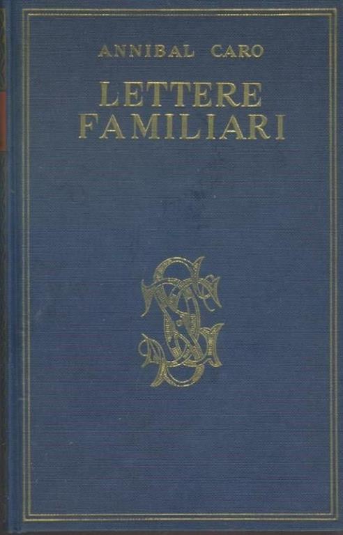 Lettere familiari - Annibal Caro - copertina