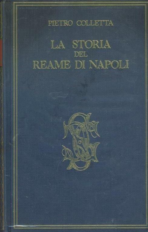 La storia del reame di Napoli - Pietro Colletta - copertina