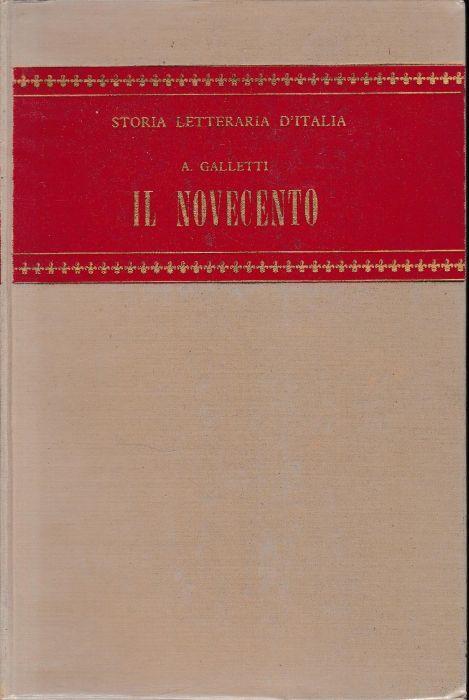 Il Novecento - Alfredo Galletti - copertina