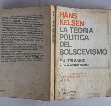 La teoria politica del Bolscevismo - Hans Kelsen - copertina