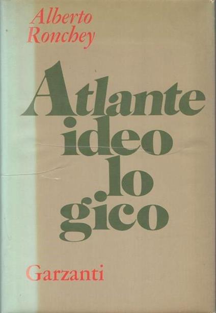 Atlante ideologico - Alberto Ronchey - copertina