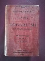 Tavole di Logaritmi con cinque decimali