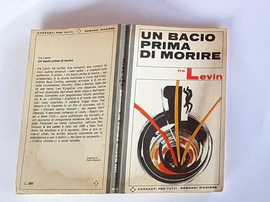 Un bacio prima di morire - Ira Levin - copertina