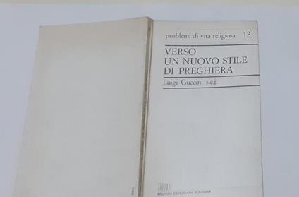 Verso un nuovo stile di preghiera - Luigi Guccini - copertina