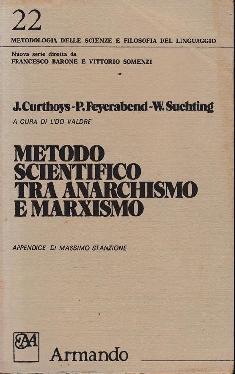 Metodo scientifico tra anarchismo e marxismo - copertina