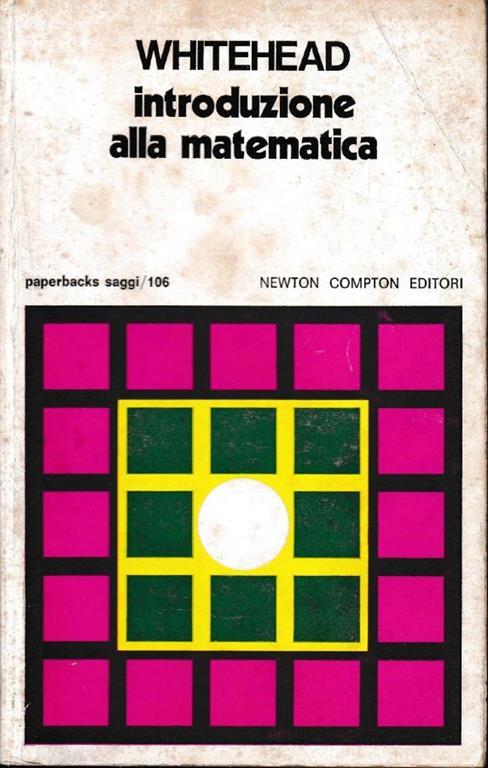 Introduzione alla matematica - Alfred North Whitehead - copertina