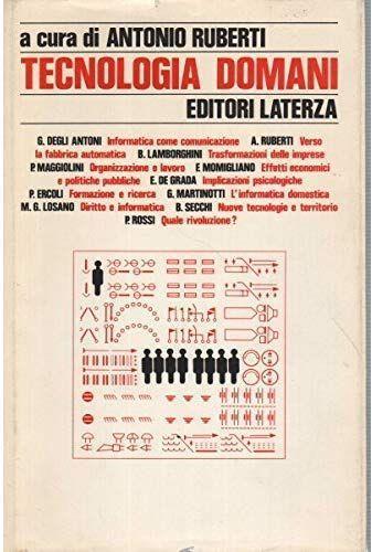 Tecnologia Domani - Antonio Ruberti - copertina