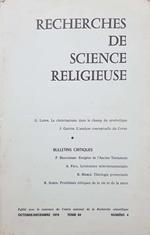 Recherches de science religieuse