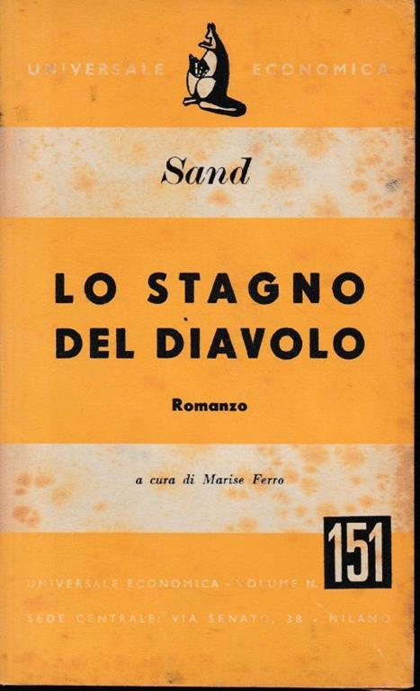 Lo  stagno del diavolo - George Sand - copertina