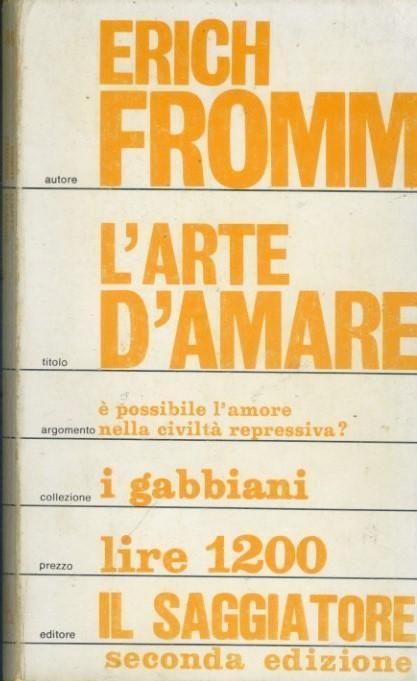 L' arte d'amare - Erich Fromm - copertina