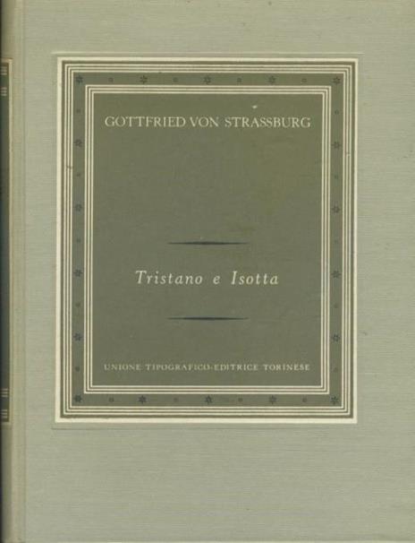 Tristano e Isotta - Gottfried von Strassburg - copertina