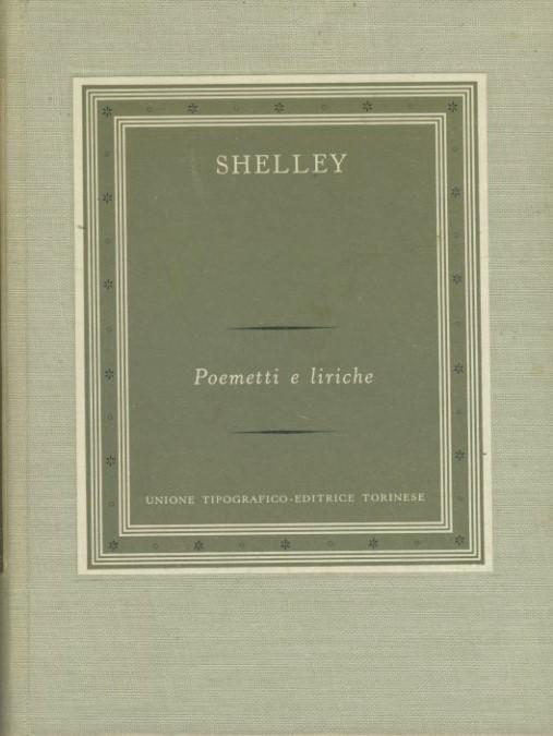 Poemetti e liriche - Percy Bysshe Shelley - copertina