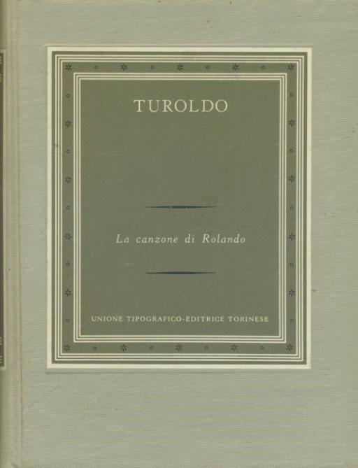 La canzone di Rolando - Turoldo - copertina