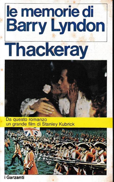 Le  memorie di Barry Lyndon - William M. Thackeray - copertina