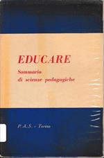 Educare. Sommario di scienze pedagogiche