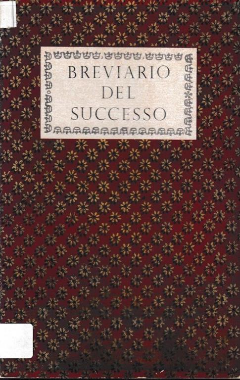 Breviario del successo - copertina