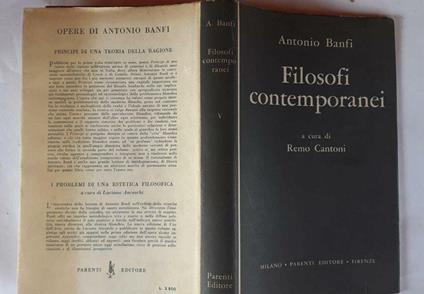 Filosofi contemporanei - Antonio Banfi - copertina