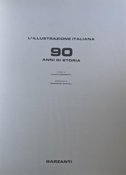 L' illustrazione italiana. 90 anni di storia - Flavio Simonetti - copertina