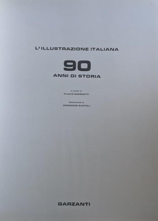 L' illustrazione italiana. 90 anni di storia - Flavio Simonetti - copertina