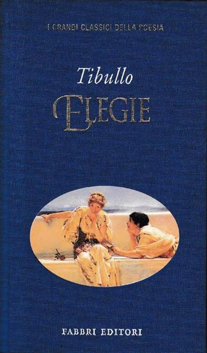 Elegie - Albio Tibullo - copertina