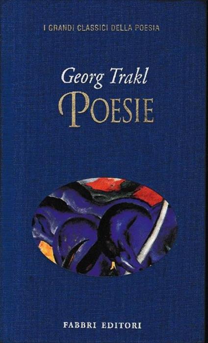 Poesie. Testo tedesco a fronte - Georg Trakl - copertina