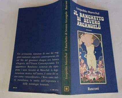 Il banchetto di severo Arcangelo - Leopoldo Marechal - copertina