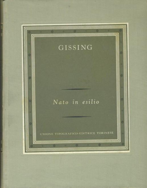 Nato in esilio - George Gissing - copertina