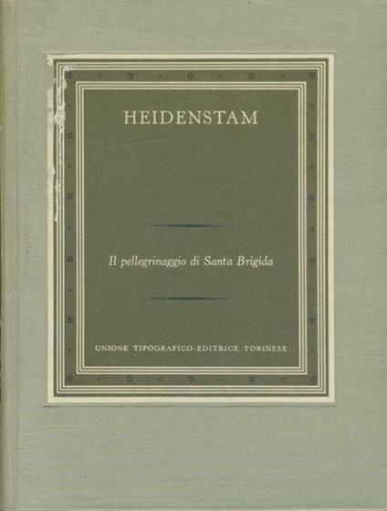 Il pellegrinaggio di Santa Brigida - Verner von Heidenstam - copertina