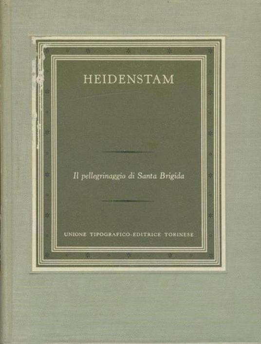 Il pellegrinaggio di Santa Brigida - Verner von Heidenstam - copertina