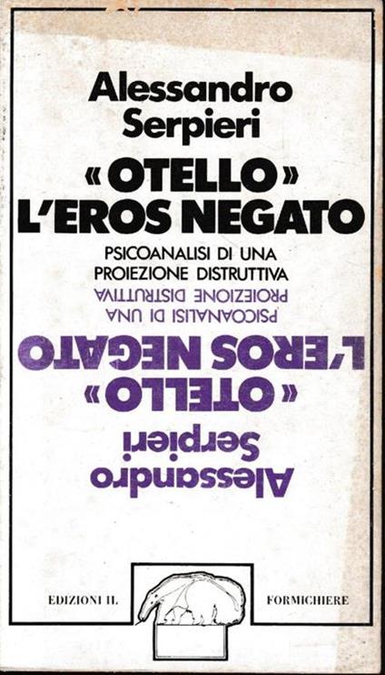 "Otello" l'eros negato - Alessandro Serpieri - copertina