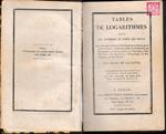 Tables de logarithmes