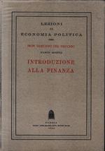 Lezioni di economia politica, parte quinta. Introduzione alla finanza