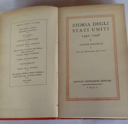 Storia degli Stati Uniti 1492-1946 - Louis Aragon - copertina