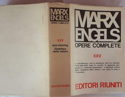 Opere complete XXV - Friedrich Engels - copertina