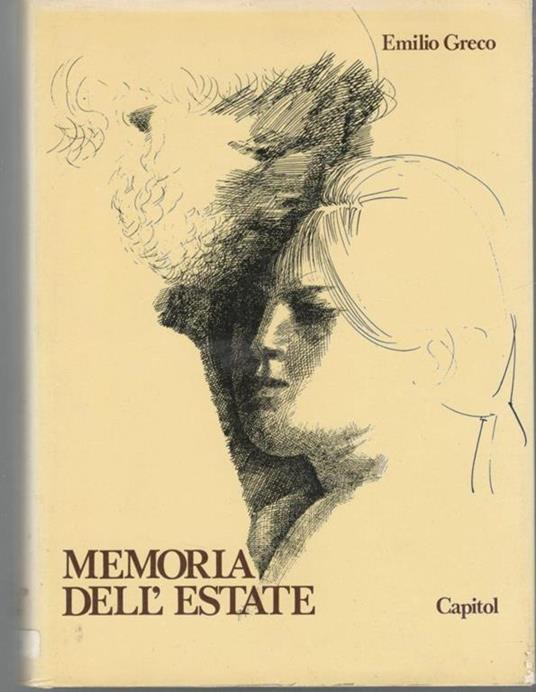 Memoria dell'estate - Emilio Greco - copertina