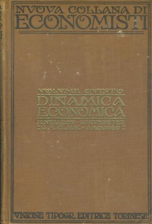 Dinamica economica - Giovanni Demaria - copertina